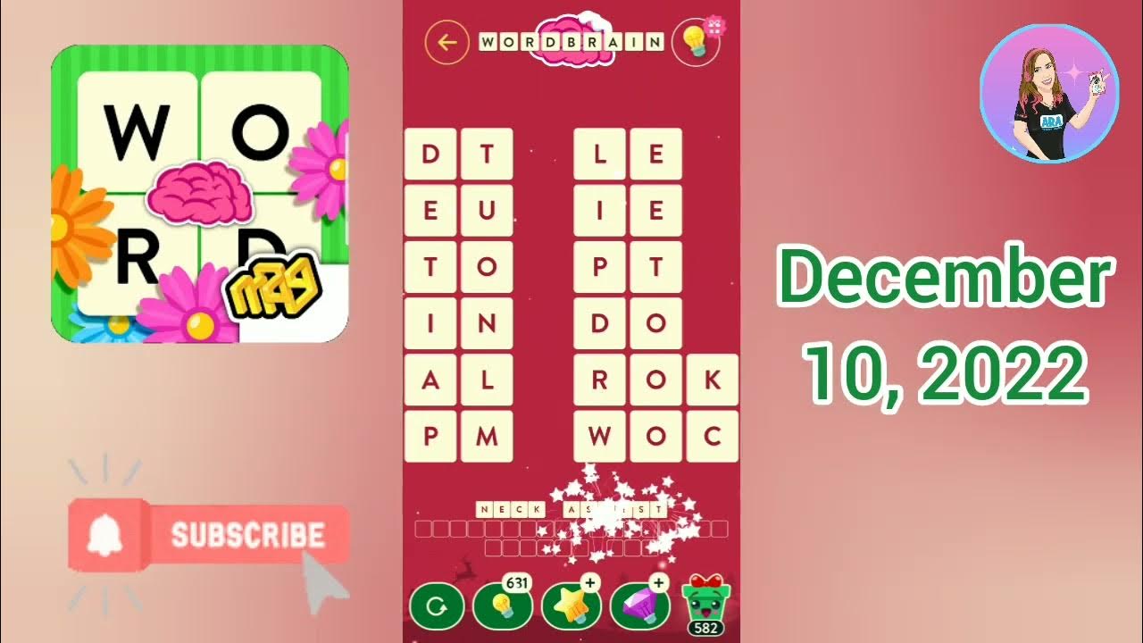 WordBrain Holiday Event December 10, 2022 Answers YouTube
