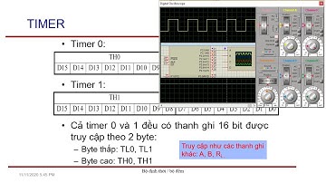 8051 | Bài 10 - Hướng dẫn lập trình TIMER  tạo trễ