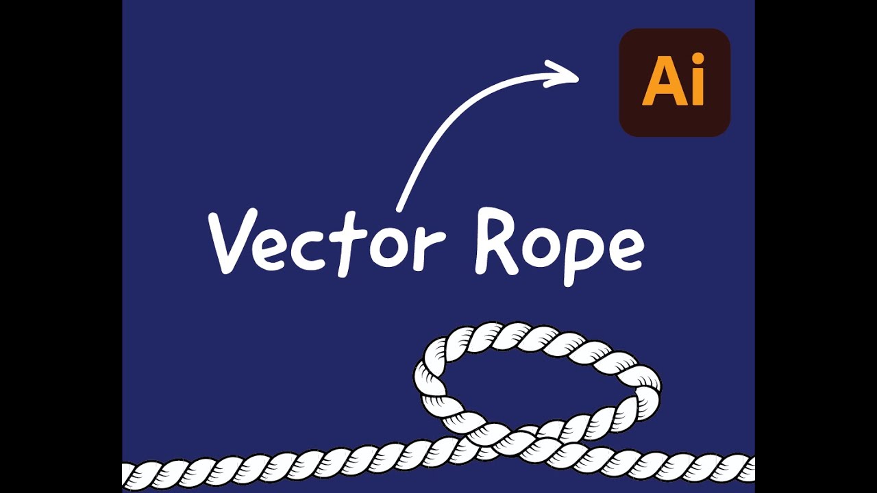 How To Make Vector Rope In Adobe Illustrator-How to make custom brush ...