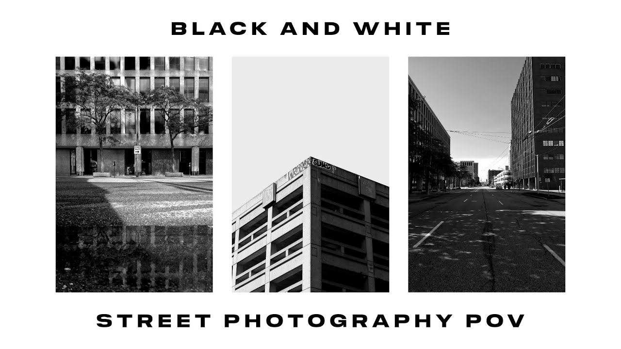 Black & White Street Photography POV w/ Lumix LX10 || Downtown Dayton, Ohio