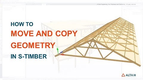 S-TIMBER Tutorial - Moving and Copying Objects