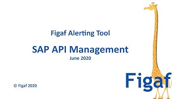 Figaf Alert Tool for SAP API management