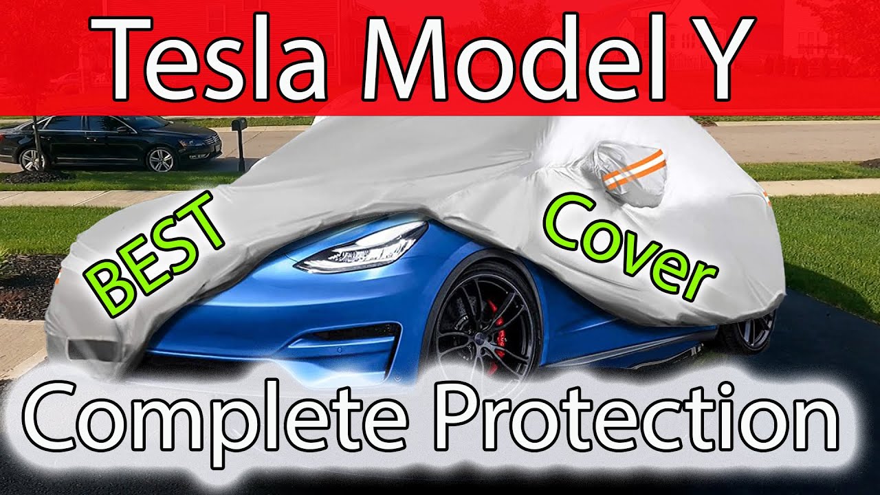  EVBOYS Car Cover for Tesla Model Y Accessories, Full