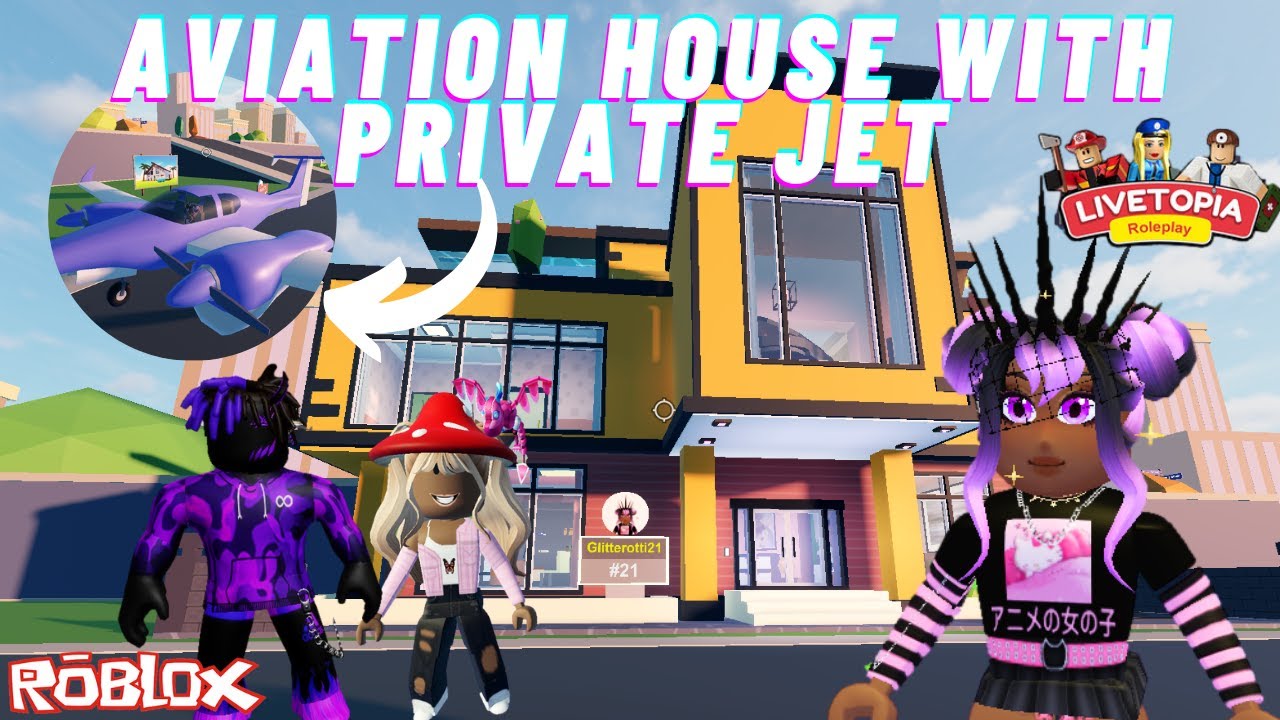 Recording In My NEW PRIVATE JET Property!  Life Roblox