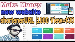 earn money online website shortener URL |1000 View=$30 (HINDI) 2018 screenshot 2
