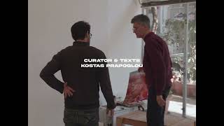 Installing FLUID BOUNDARIES at Phoenix Athens Gallery in March 2026