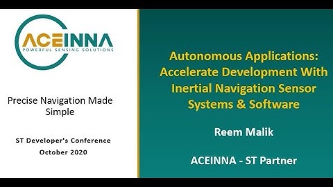 ACEINNA RTK Presentation for STdevcon 2020