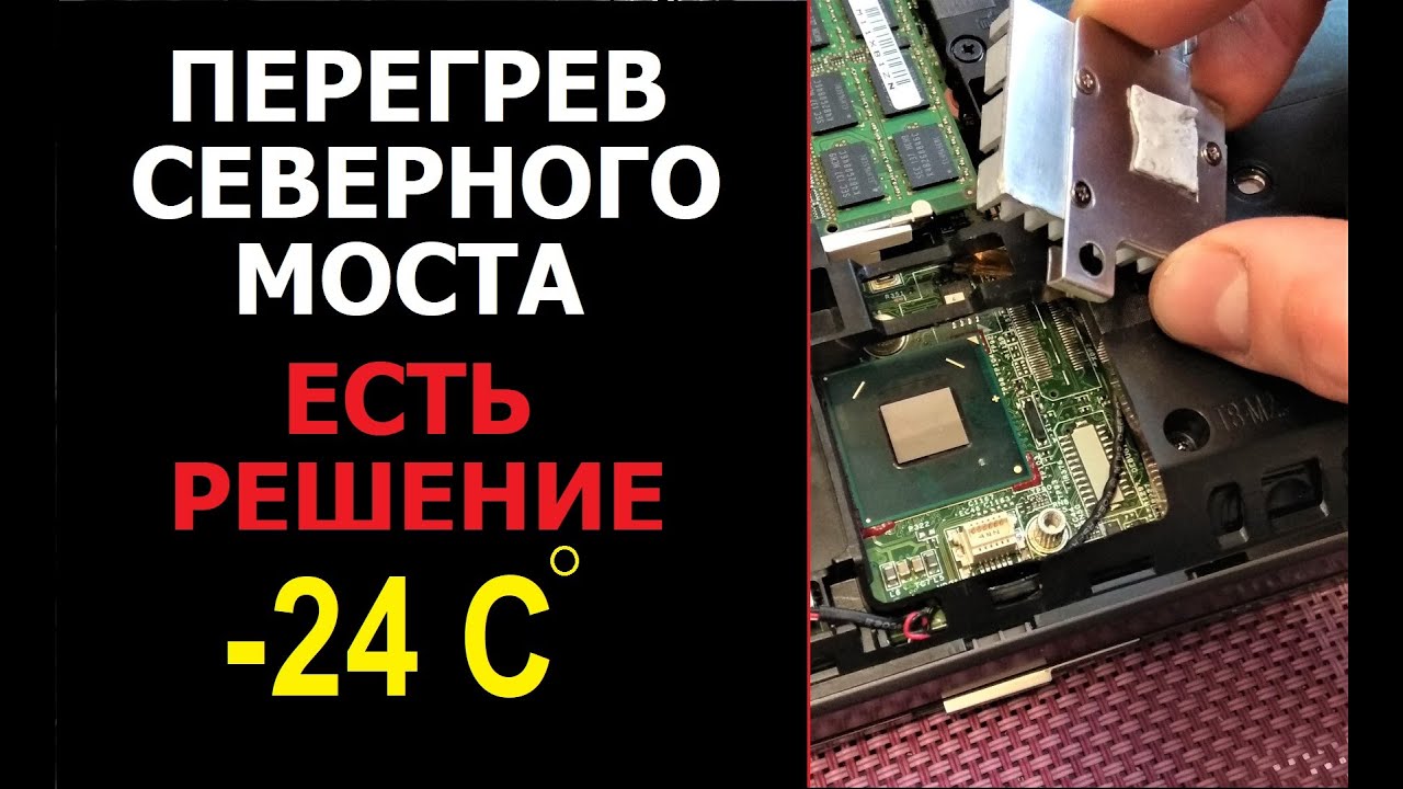 Перегрев северного моста в ноутбуке как снизить температуру - YouTube