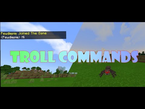 3 Minecraft TROLL Commands || MCBE - YouTube