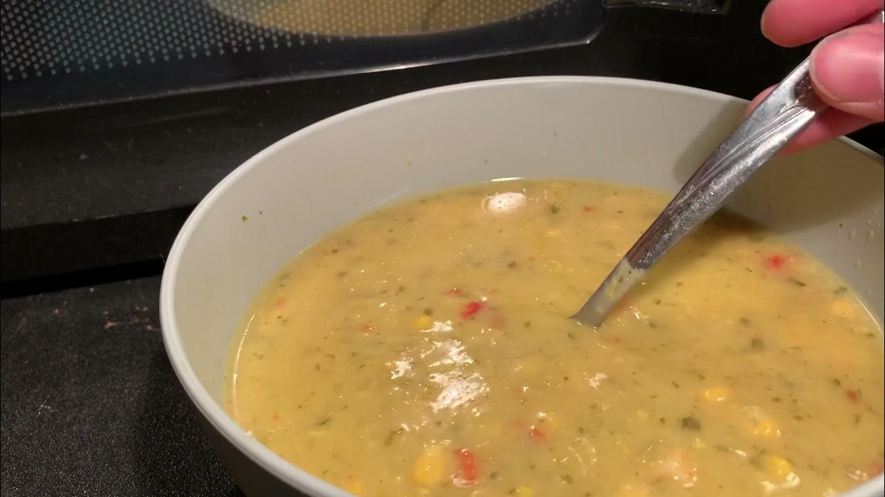 Trader Joe’s Corn Poblano Chowder YouTube