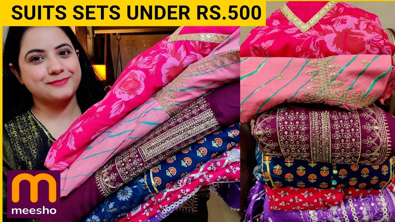 MEESHO HAULMEESHO KURTIS UNDER RS.300MEESHO SUIT SETS UNDER RS.500
