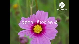 จุกกะ คือหมวด ๔ | วิชาธรรมวิภาค | @นักธรรมตรี