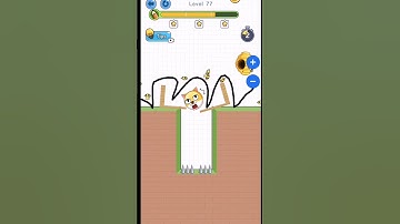 Save The Dog Gameplay Walkthrough Android ios Level 77 #short #savethedogSave