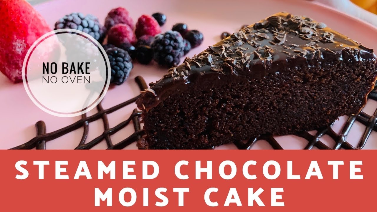 CHOCOLATE MOIST CAKE NO OVEN NO BAKE/STEAMED CHOCOLATE CAKE EASY