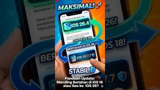 New Upddate iOS : Mending Bertahan di iOS 18 atau Gas ke iOS 26? #iphone #iosupdate #iphonetips