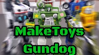 MakeToys MTRM-02N Gundog (Masterpiece Hound) Review Flash Back Friday...Kind of