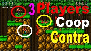 3 Player Coop Contra (Contra Lost In Space)