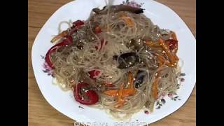 Фунчоза с говядиной в соусе терияки 🍝 Фунчоза с говядиной в соусе терияки 🍝
