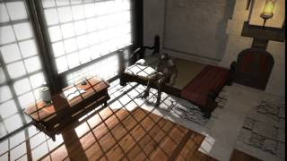 Final Fantasy XIV Inn Login Cutscene