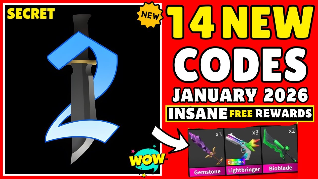 START 2026 WITH FREE CODES MURDER MYSTERY 2 ROBLOX CODES 2026 MM2 Maxresdefault