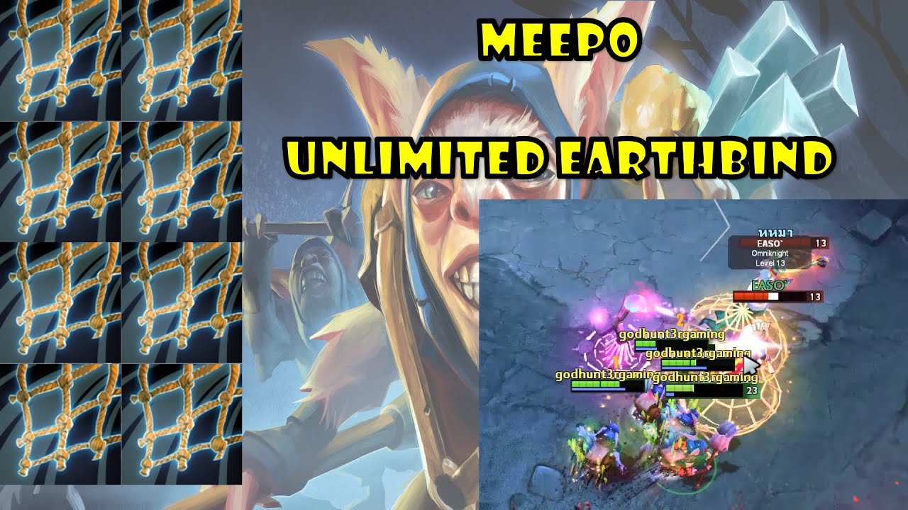 Unlimited Earthbind - MEEPO | Dota 2