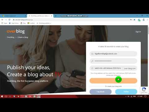 How To Create Overblog for Free