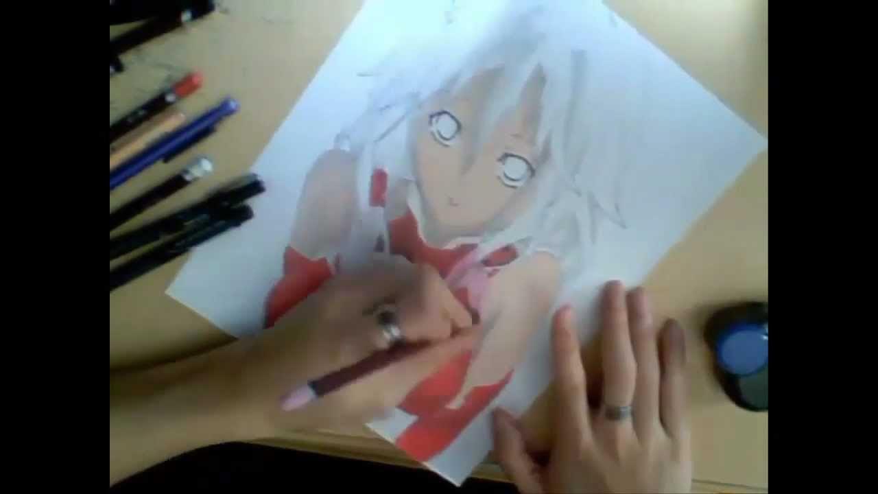 yuzuriha inori (guilty crown) drawn by tienao