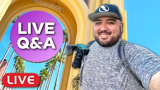 🔴 LIVE STREAM! Lets Chat Theme Parks &amp; Disney Cruising! Live Q&amp;A!