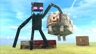 Minecraft Enderman VS Dog #Shorts