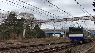 【最高速通過】E235系 1000番台 横須賀線 (120km/h)