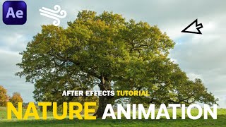 After Effects Tutorial | Realistic Tree and Cloud Animation (No Plugins)