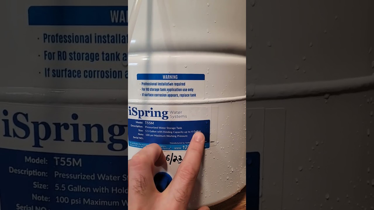 reverse osmosis tank pressure