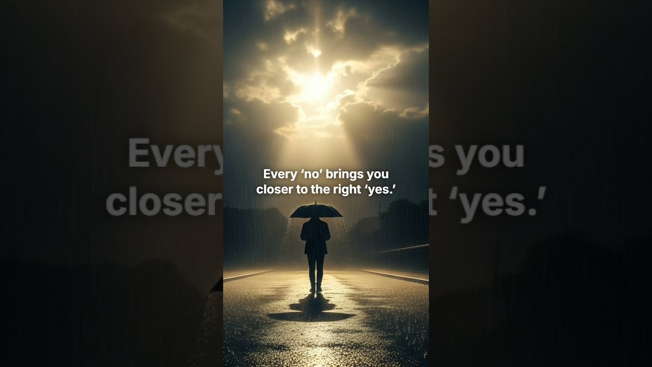 Every ‘no’ brings you closer to the right ‘yes' | Morning Finance Motivation