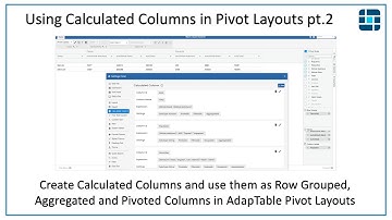 Calculated Columns in AdapTable Pivot Layouts (Part 2)