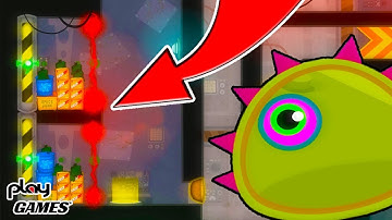 СЛИЗНЯК и ПРИКЛЮЧЕНИЯ на КОСМИЧЕСКОМ КОРАБЛЕ! Глазастик против ЛАЗЕРНОЙ ПУШКИ! игра про ЛИЗУН