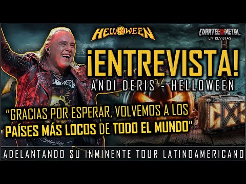 ¡Entrevista con ANDI DERIS de HELLOWEEN sobre su regreso a Latinoamérica! | ¿Se vienen sorpresas?