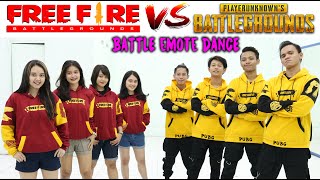 FREE FIRE VS PUBG - BATTLE DANCE EMOTE TERBARU 2019!!! GOKIL PARAH!!!