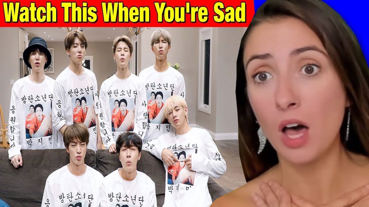 Reacting to BTS Watch This When You're Sad YouTube