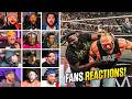 WWE Fans Reactions! Brock Lesnar &amp; Oba Femi Brawl | #wweraw #brocklesnar #obafemi