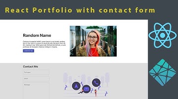 Build portfolio with contact form using React and Netlify.
