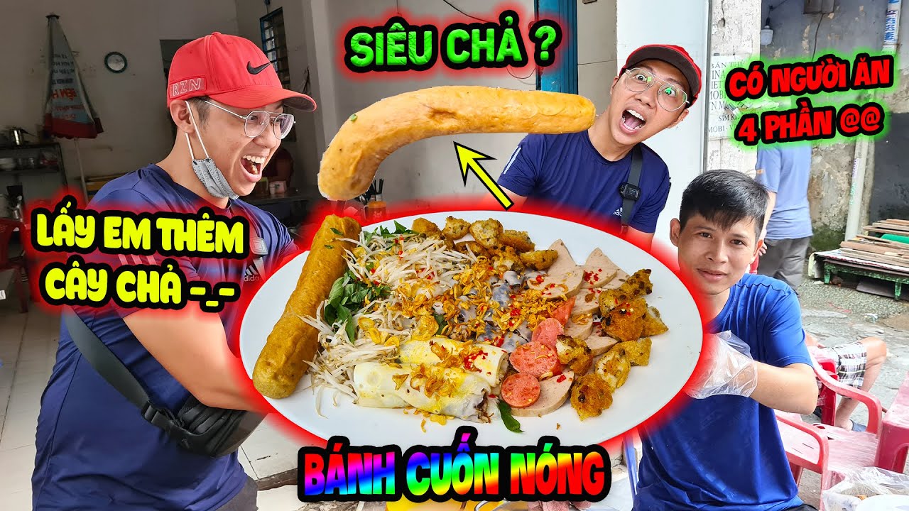 Mồng 3 Tết Ăn Nguyên Dĩa BÁNH CUỐN NÓNG Và Cây Chả Gần... - youtube