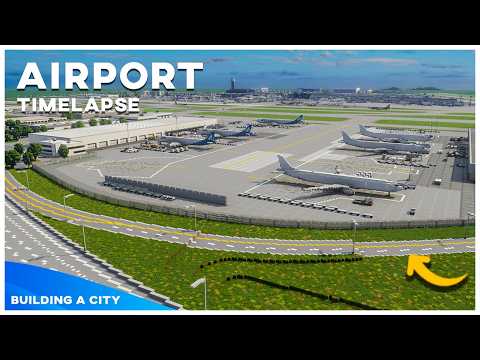 Completing the Airport! - Building A City #189 [Minecraft Timelapse]