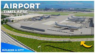 Completing the Airport! - Building A City #189 [Minecraft Timelapse]