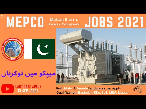 MEPCO Jobs 2021 || Multan Electric Supply Company Jobs || How to Apply || Latest September Jobs 2021