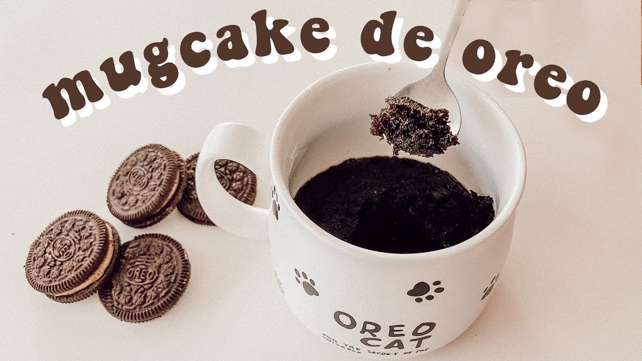 MUG CAKE DE OREO *2 ingredientes* RÁPIDO Y FÁCIL!! YouTube