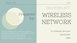 Itt575 - Group Project Wireless Network