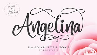 Angelina Script Beautiful Handwritt Font Free Download Angelina Script Beautiful Handwritt Font Free Download