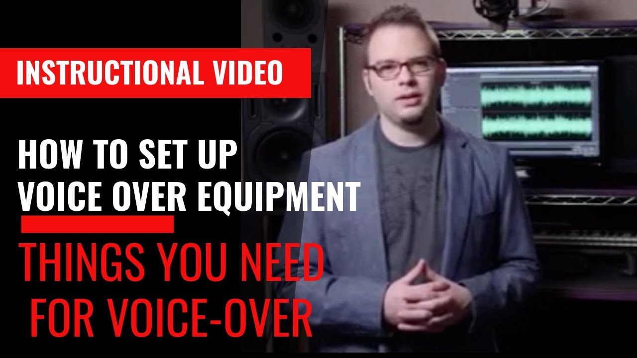 How To Set Up Voice over Equipment YouTube