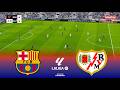 Barcelona Vs Rayo Vallecano Spanish La Liga 2026 Pes 21 Simulation Gameplay