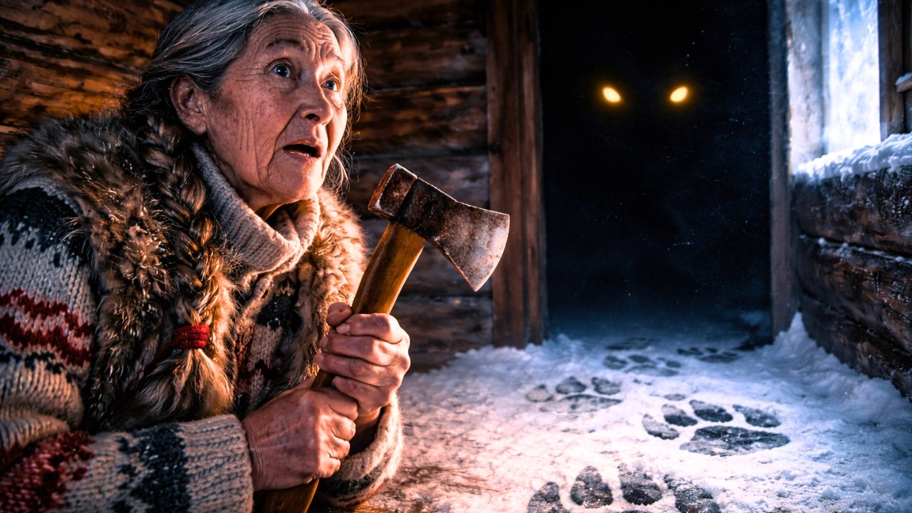 🔥 Una abuelita vive sola a -71°C… hasta que encuentra huellas dentro de su cabaña